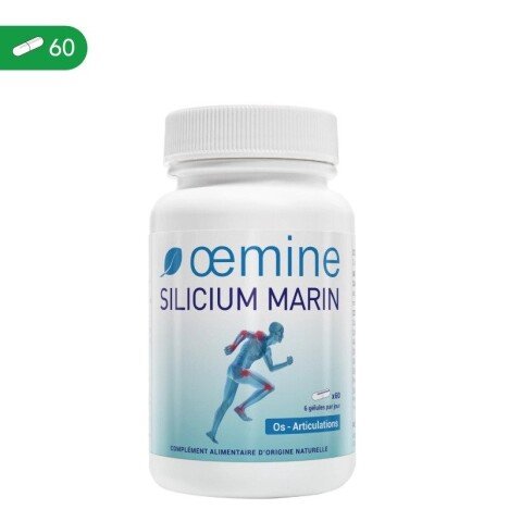 Oemine Siliciu Marin 60 capsule (Mineral pentru Oase sanatoase)